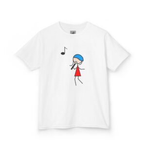 Singing Stick Figure Kids T-shirt