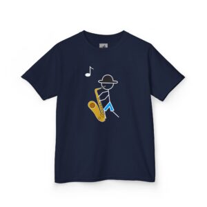 Saxophone Player Kids T-Shirt