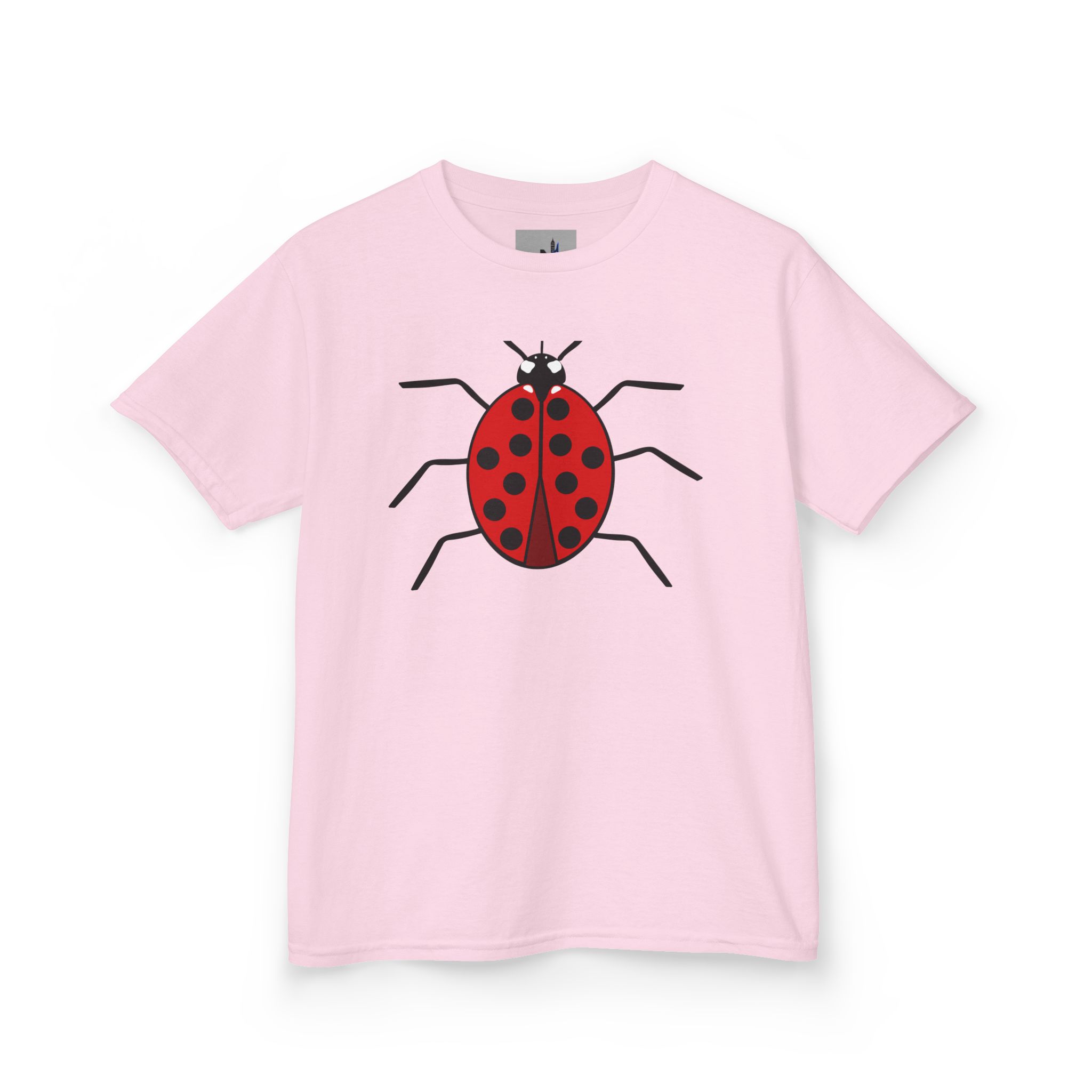 The "Ladybug Kids T-shirt" is an illustration of a bright red ladybug that any kid will appreciate. It's one of the few bugs in life that we love landing on us. Share the joy of this beautiful little creature that God has created.