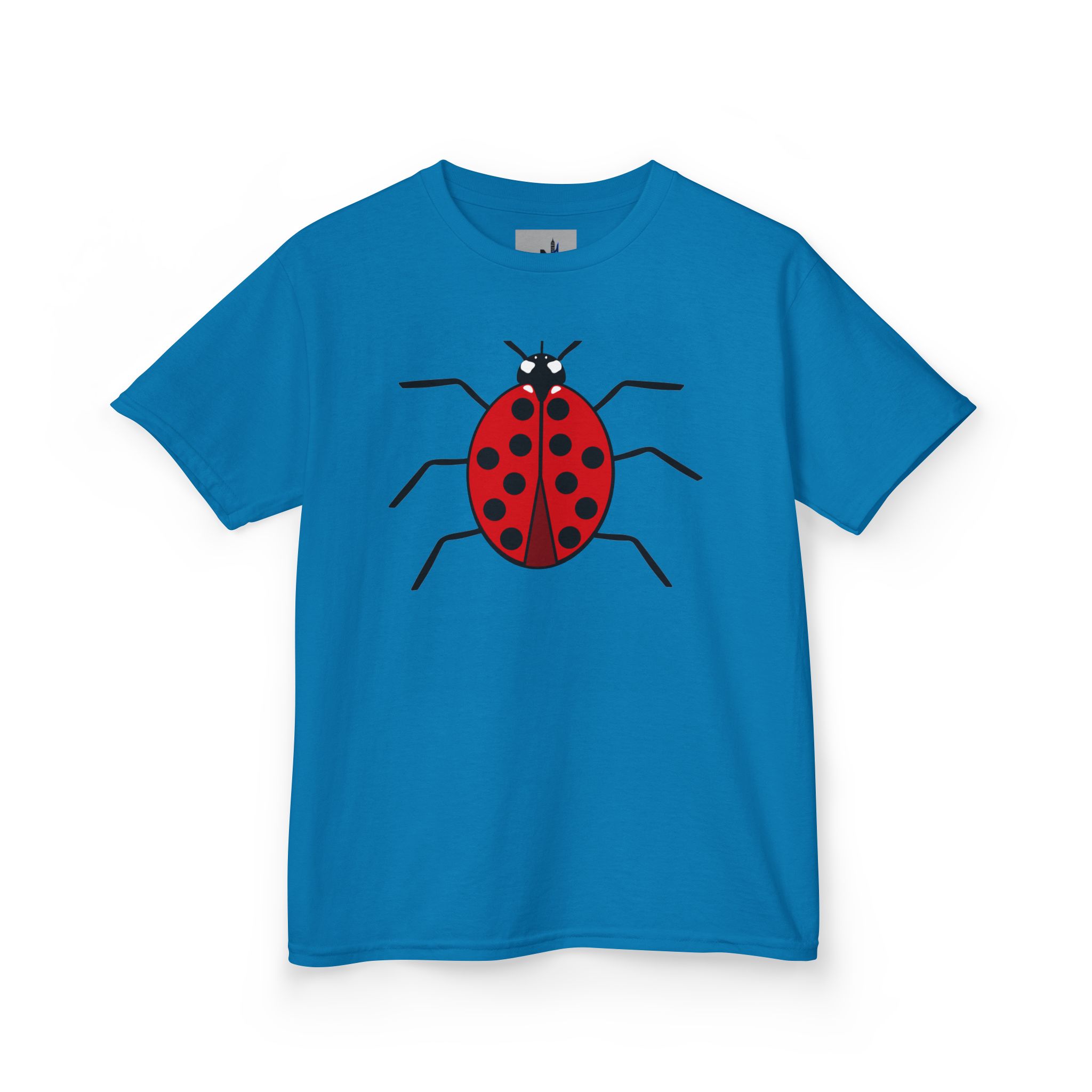 The "Ladybug Kids T-shirt" is an illustration of a bright red ladybug that any kid will appreciate. It's one of the few bugs in life that we love landing on us. Share the joy of this beautiful little creature that God has created.